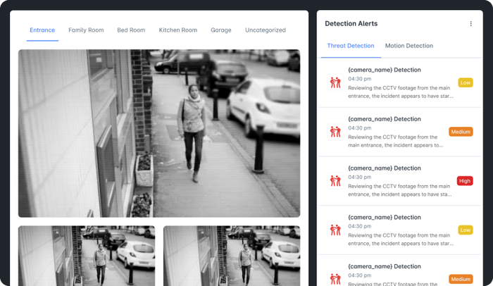 딥러닝 객체 감지 및 행동 분석 일러스트레이션